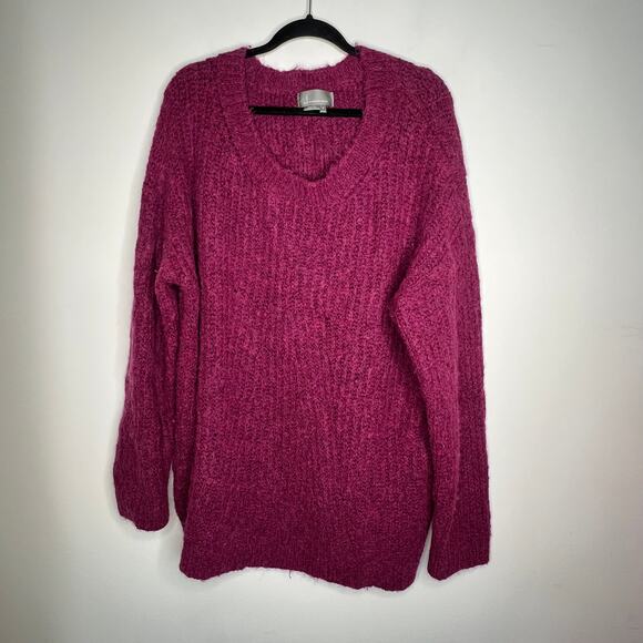 Anthropologie Purple Camila Oversized Sweater Size XL - Picture 3 of 9